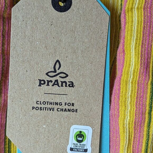 pRana Summer Tank Little Palm Cami sz S in Leapfrog Stripe - Picture 11 of 11